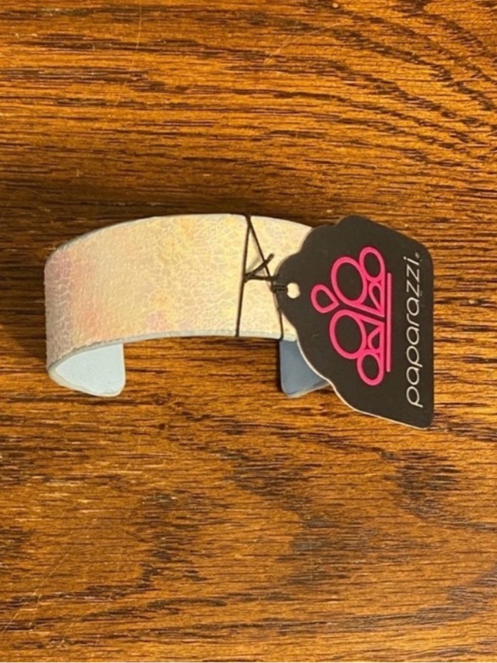 Paparazzi Iridescent Shimmer Holographic Cuff Bracelet NWT Pastel Fashion